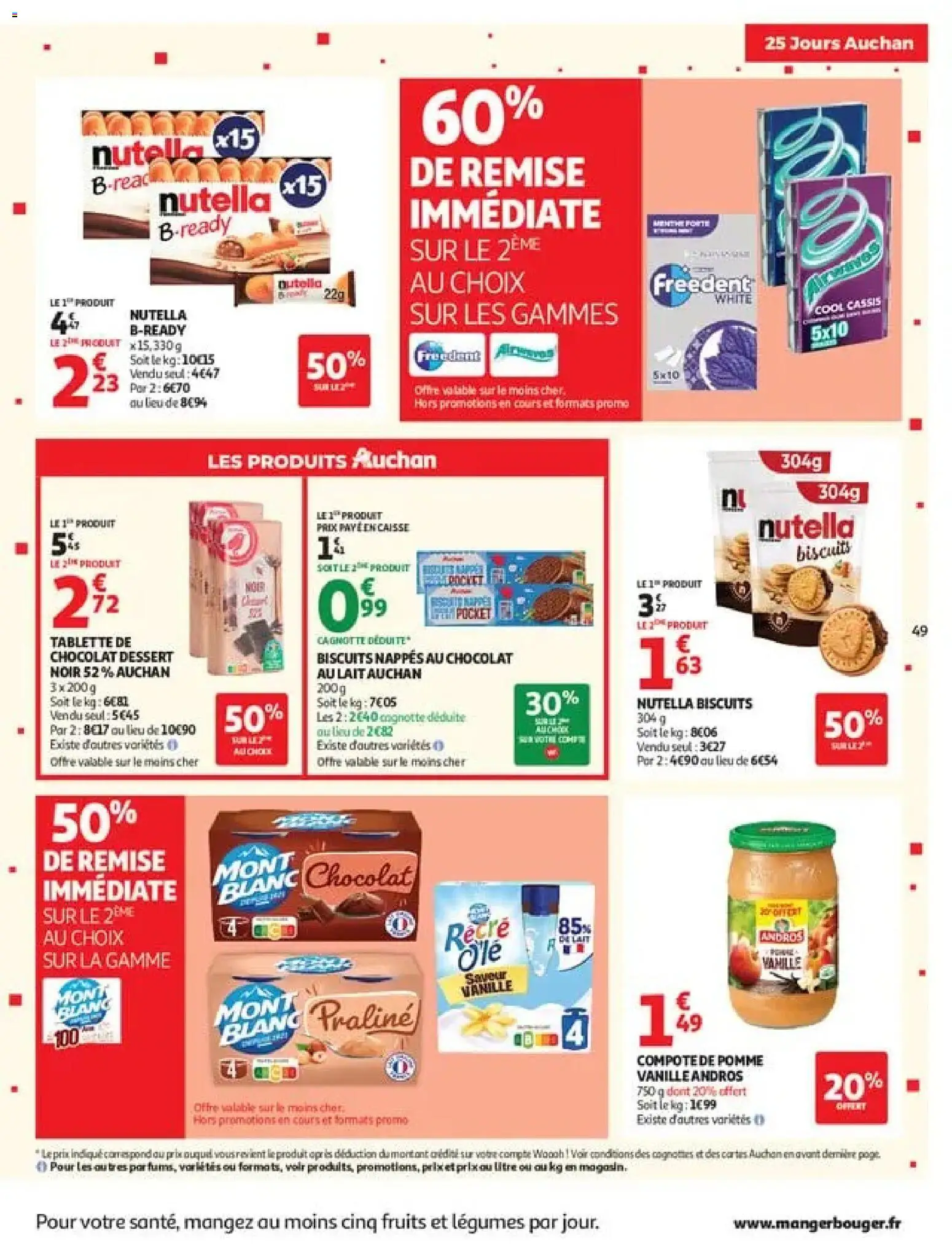 Prévisualisation de Auchan 25 jours 2 hypers du magasin Auchan formulaire valide 03/11/2026