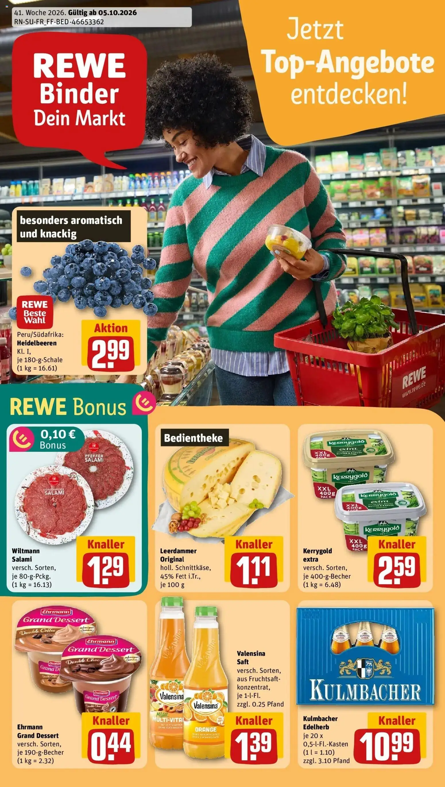 Vorschau von dem Prospekt des Geschäftes Rewe, gültig ab dem 05.10.2026