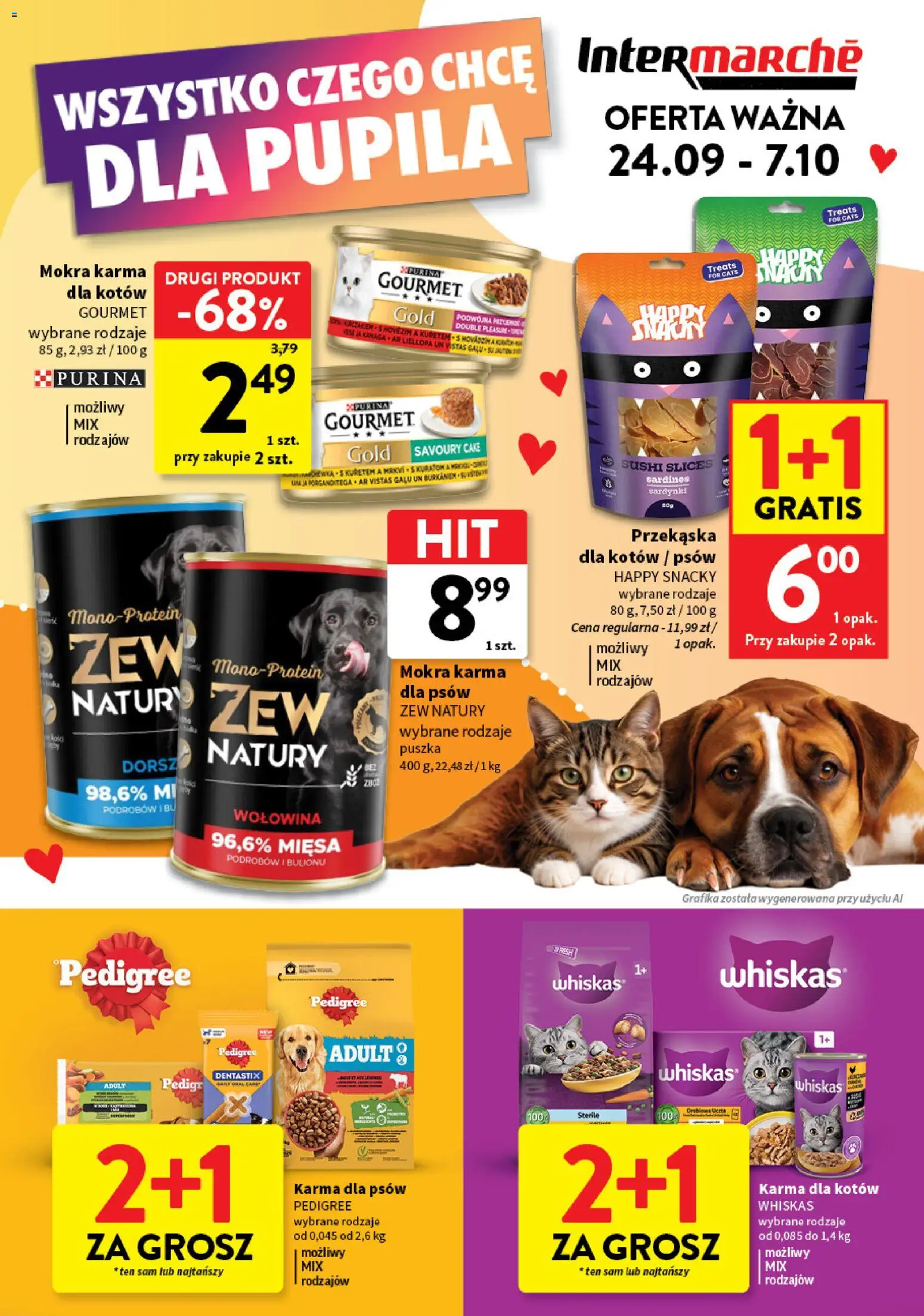 Pogląd gazetki "Intermarche gazetka - Wszystko czego chcę dla pupila" ze sklepu Intermarche ważnej od 24.09.2026