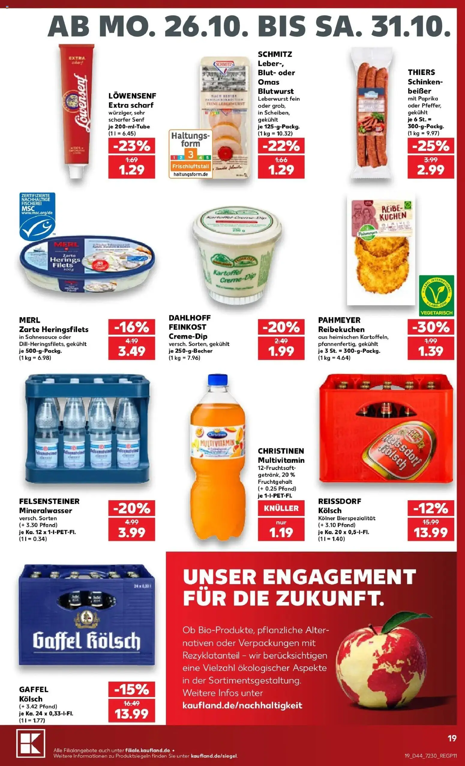 Vorschau von dem Prospekt des Geschäftes Kaufland, gültig ab dem 26.10.2026