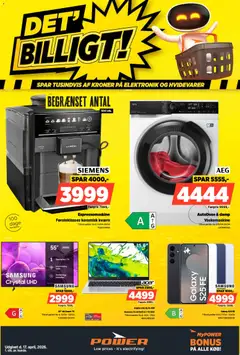 Eksempel på tilbudsavis Power - Tilbud uge 17 fra butik Power gyldig fra 17/04/2026