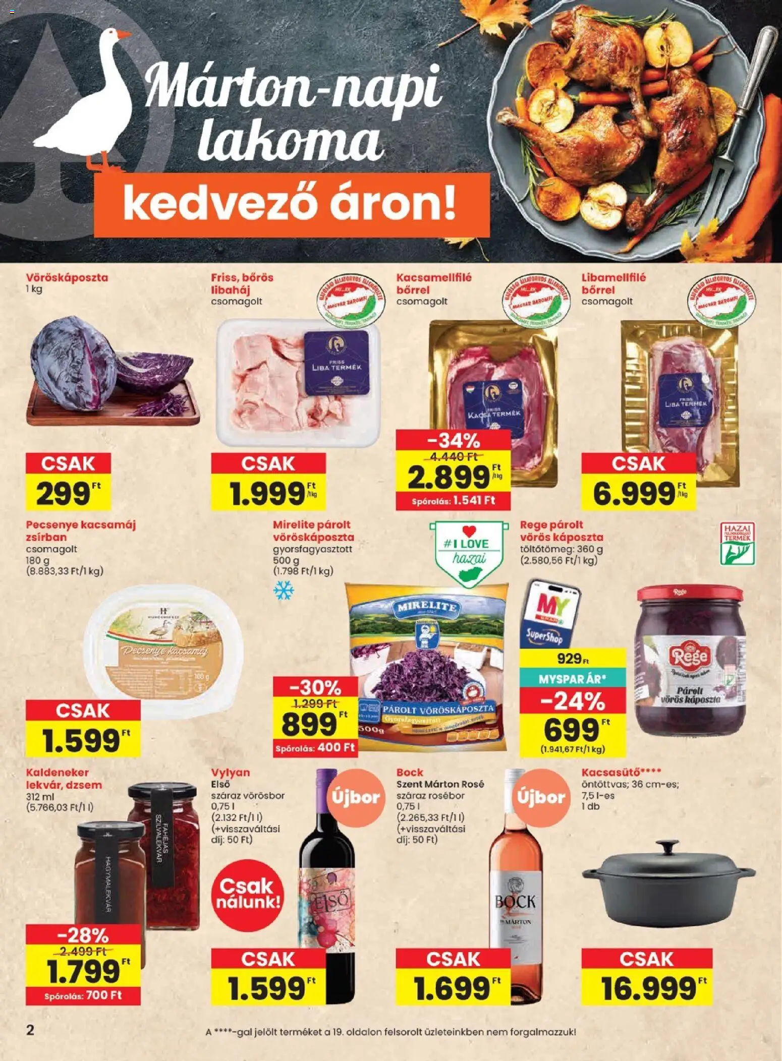 Spar - Spar akciós újság megtekintése, amely érvényes 2026.11.05.-től