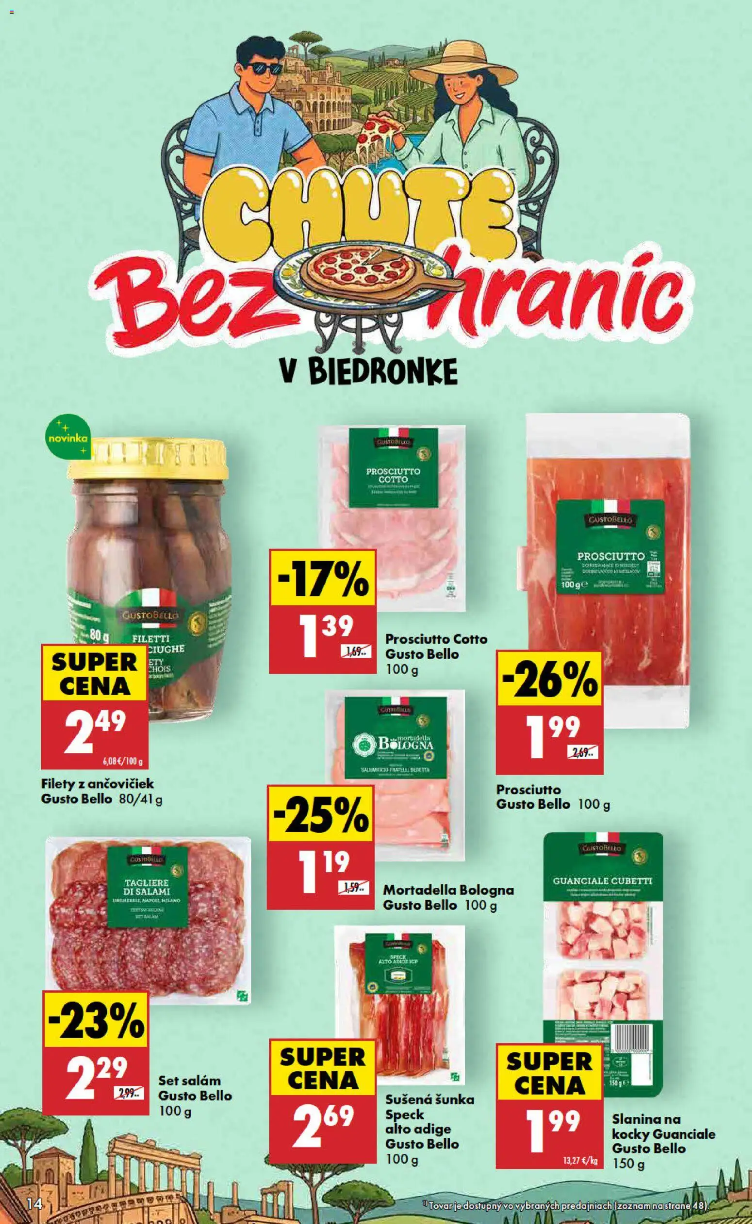 Náhľad Biedronka letáku platného od 10.09.2026 - Prosciutto, Šunka, Slanina