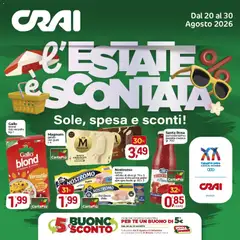Anteprima dell'opuscolo CRAI volantino Avetrana dal negozio CRAI valido da 20/08/2026