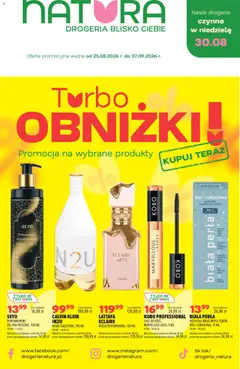 Pogląd gazetki "Drogerie Natura gazetka" ze sklepu Drogerie Natura ważnej od 25.08.2026