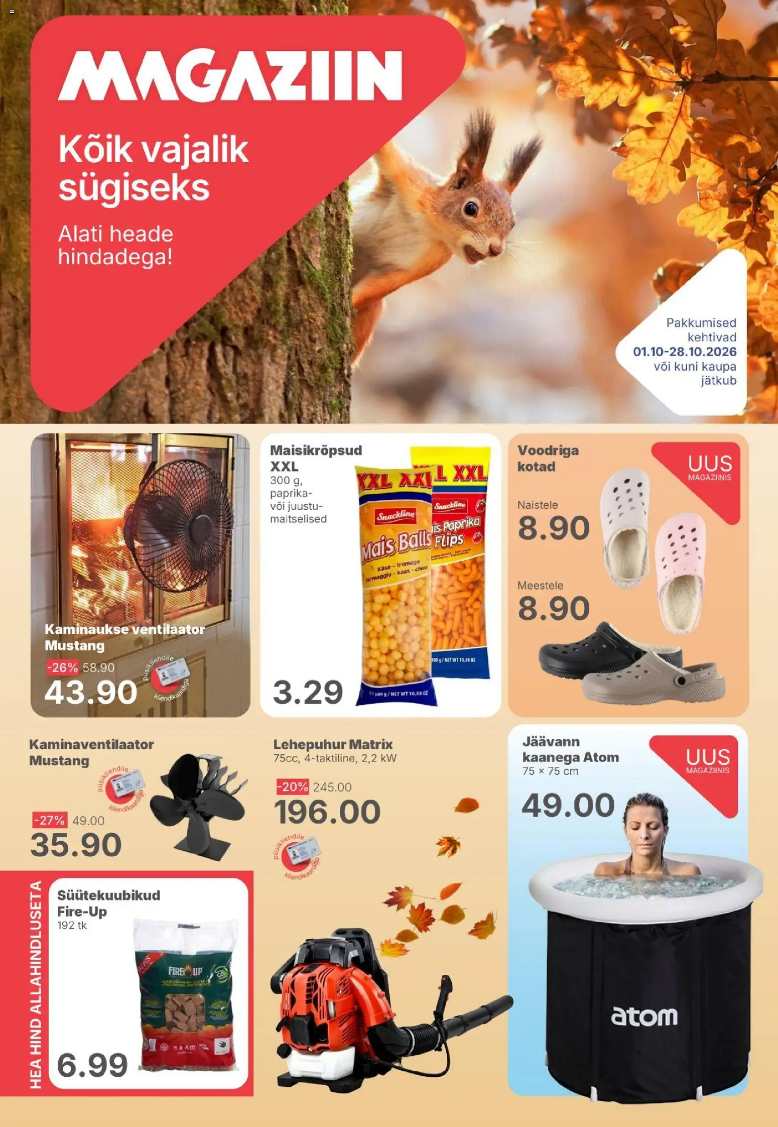 Magaziin kliendilehe eelvaade alates 01.10.2026