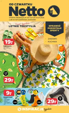 Pogląd gazetki "Netto gazetka od czwartku NonFood" ze sklepu Netto ważnej od 09.07.2026