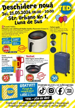 Previzualizarea de cataloage: TEDi TEDi Catalog Luna de Sus valabil de la 21.05.2026
