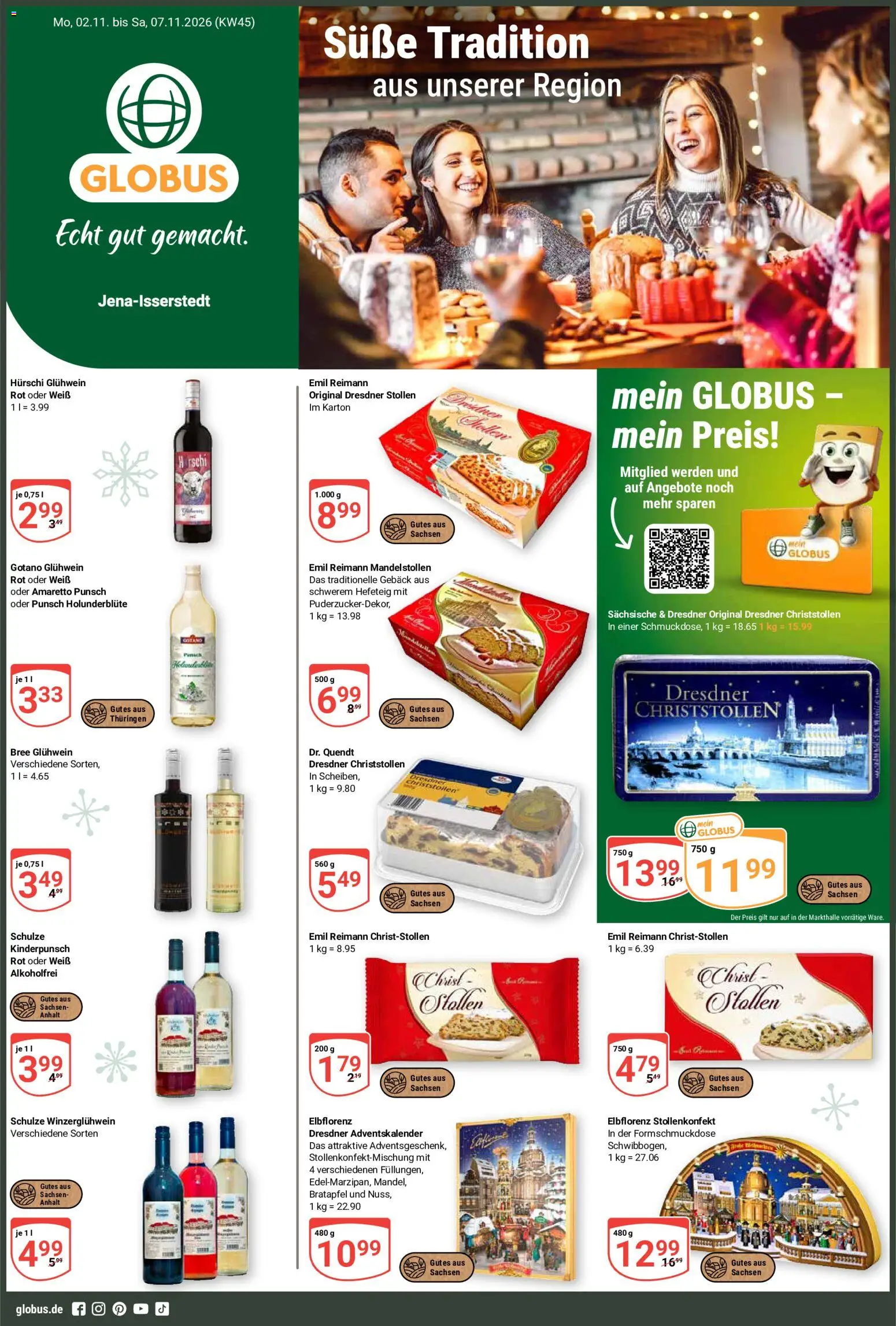 Vorschau von dem Prospekt des Geschäftes Globus, gültig ab dem 02.11.2026