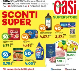 Anteprima dell'opuscolo Oasi volantino Zagarolo dal negozio Oasi valido da 25/09/2026
