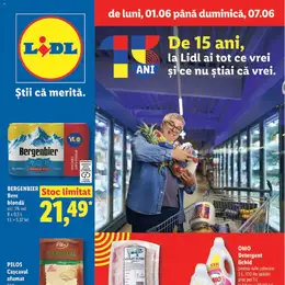 Catalog LIDL 01.06.2026 > Oferta online, Revista, Produse
