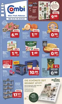Vorschau von dem Prospekt des Geschäftes Combi, gültig ab dem 26.10.2026