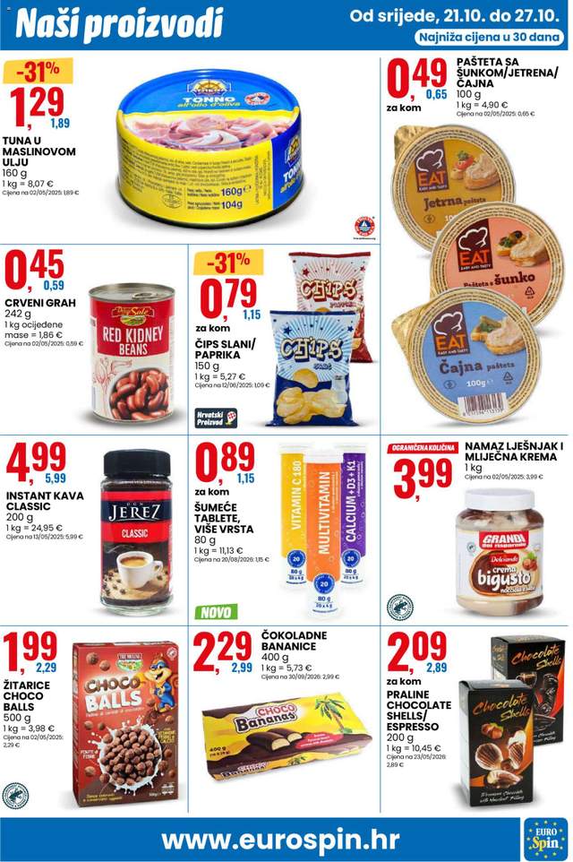 Novi Eurospin katalog od 21.10.