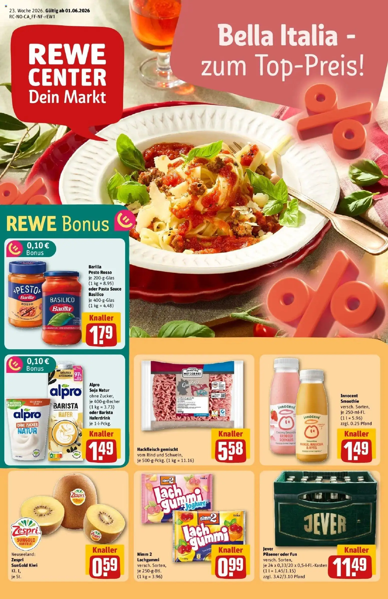 Vorschau von dem Prospekt des Geschäftes Rewe, gültig ab dem 01.06.2026