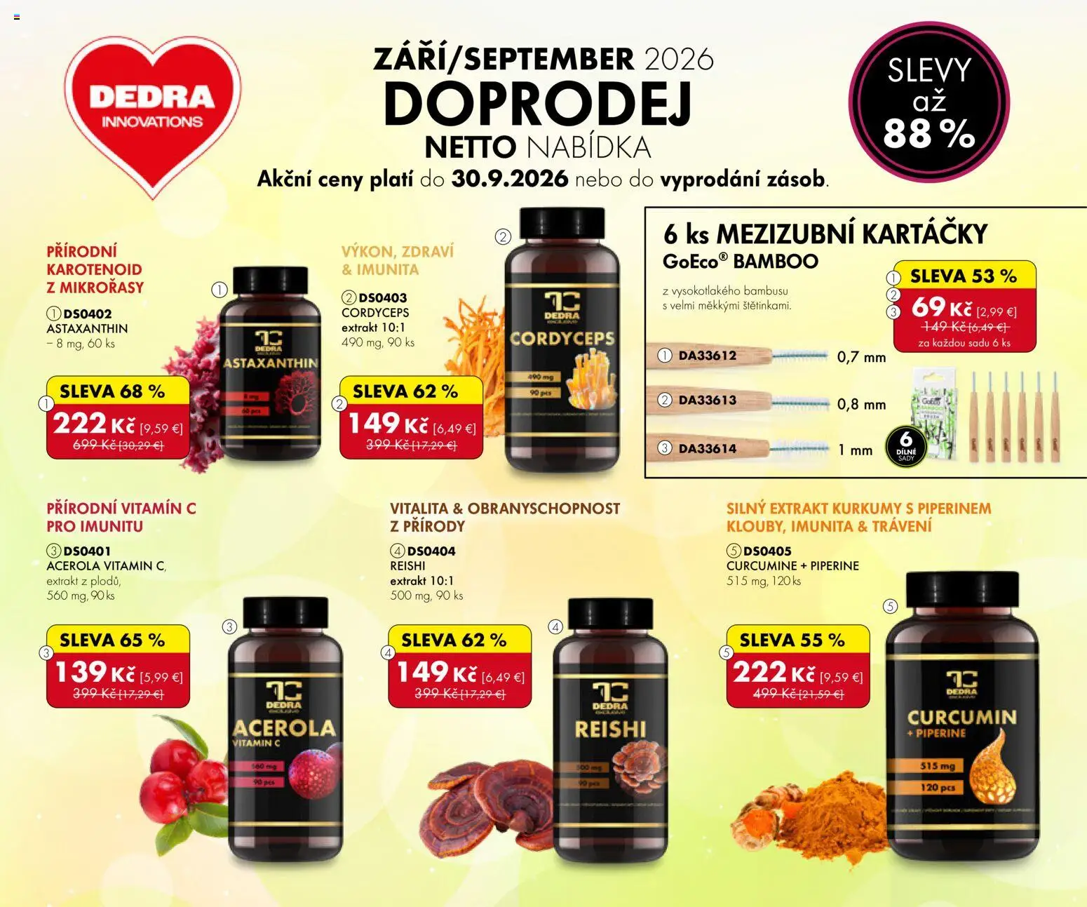 Náhľad Dedra letáku platného od 18.08.2026