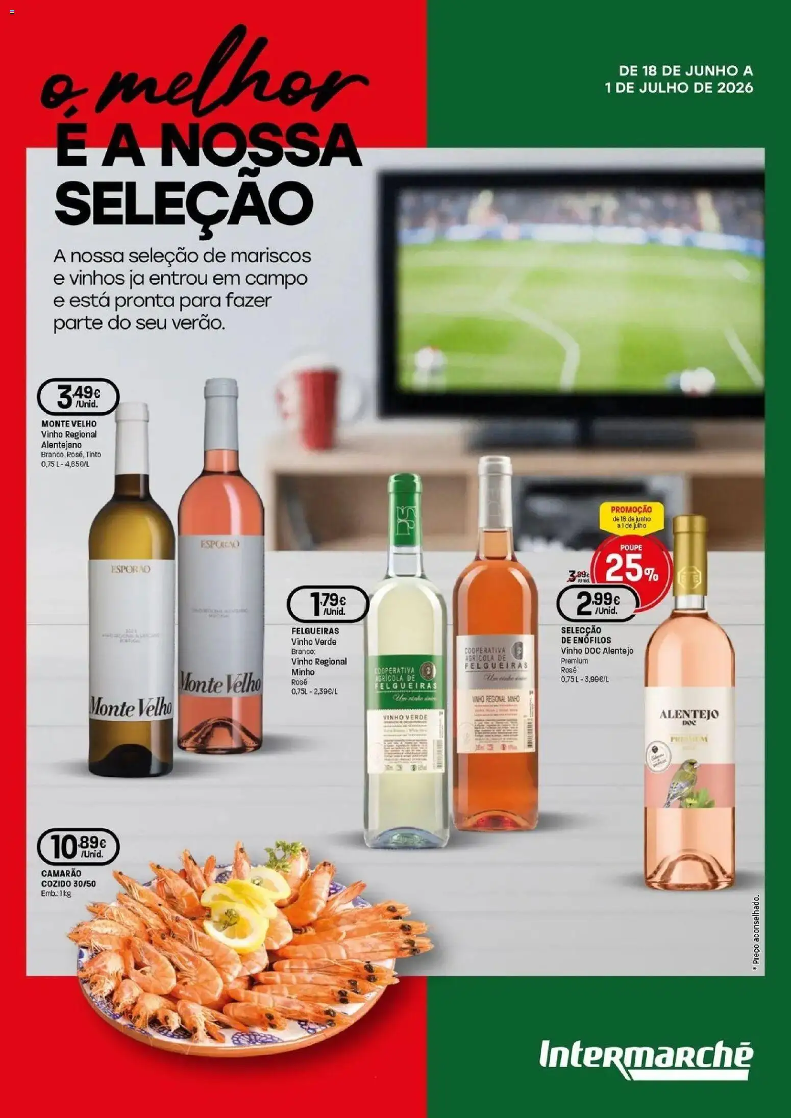 Pré-visualização do folheto da loja Intermarché válida a partir de 18/06/2026