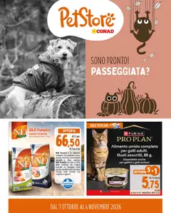 Anteprima dell'opuscolo Conad volantino PetStore Sicilia dal negozio Conad valido da 07/10/2026