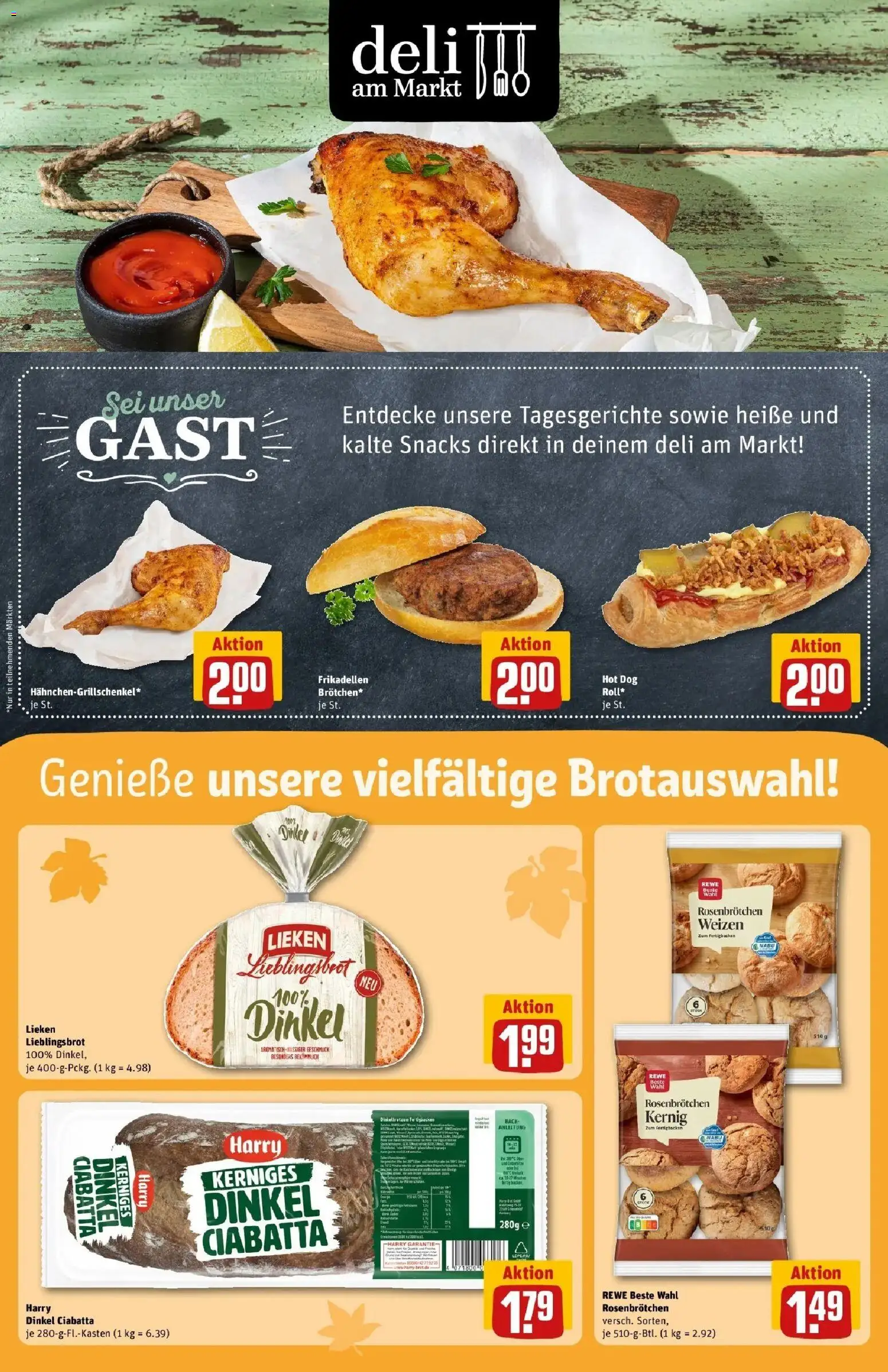 Vorschau von dem Prospekt des Geschäftes Rewe, gültig ab dem 12.10.2026
