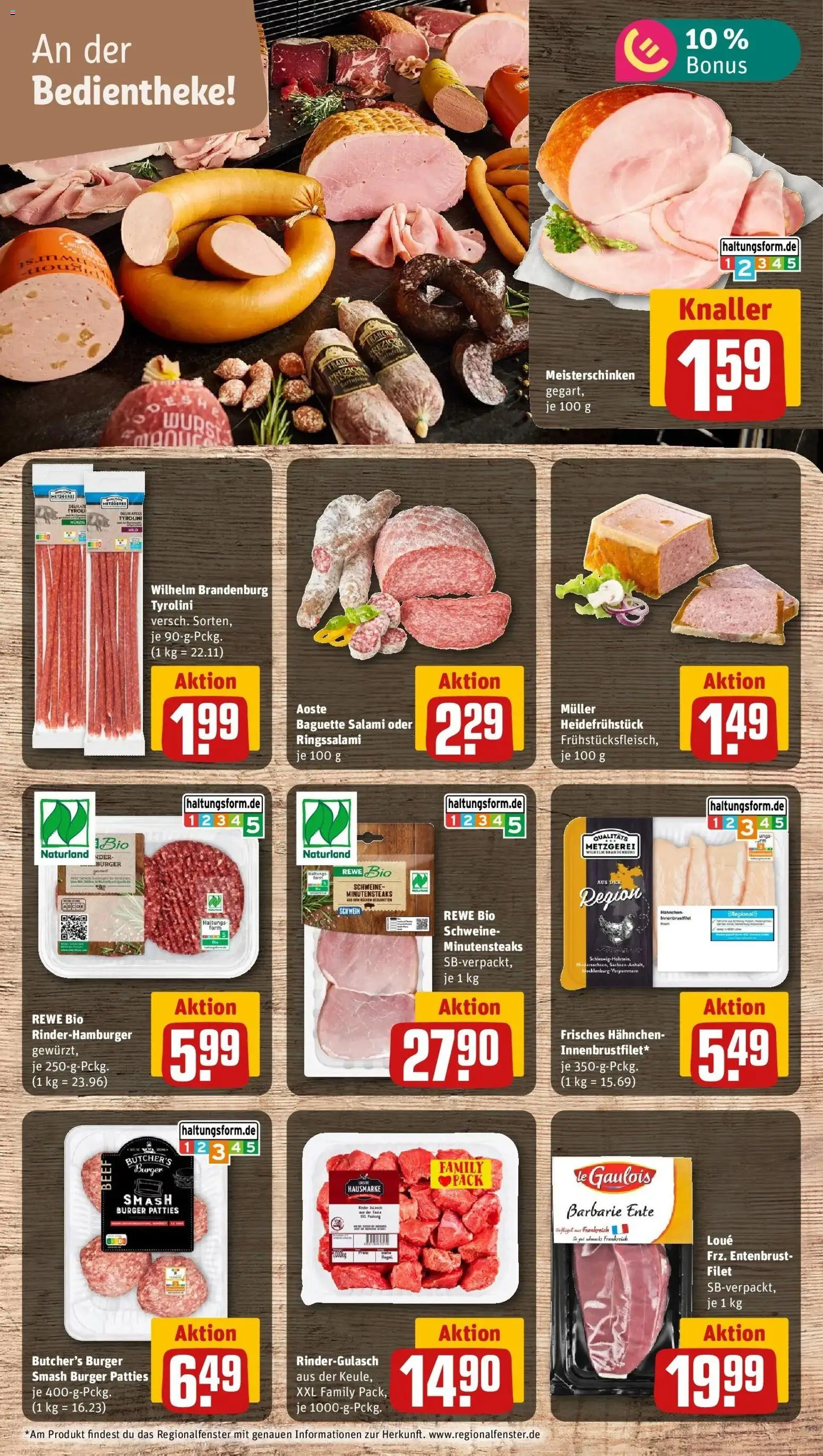 Vorschau von dem Prospekt des Geschäftes Rewe, gültig ab dem 12.10.2026