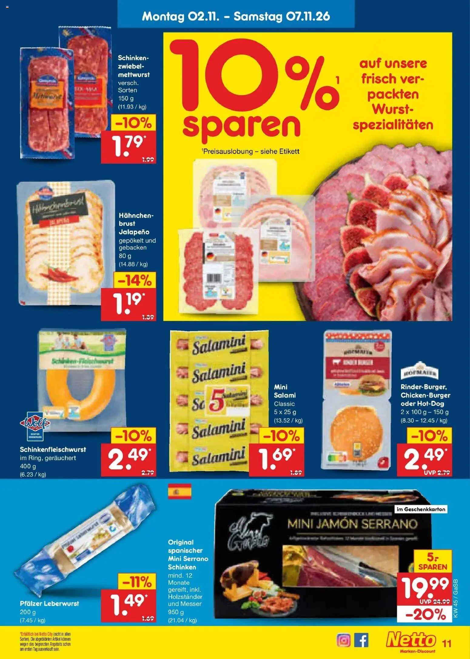Vorschau von dem Prospekt des Geschäftes Netto Marken-Discount, gültig ab dem 02.11.2026