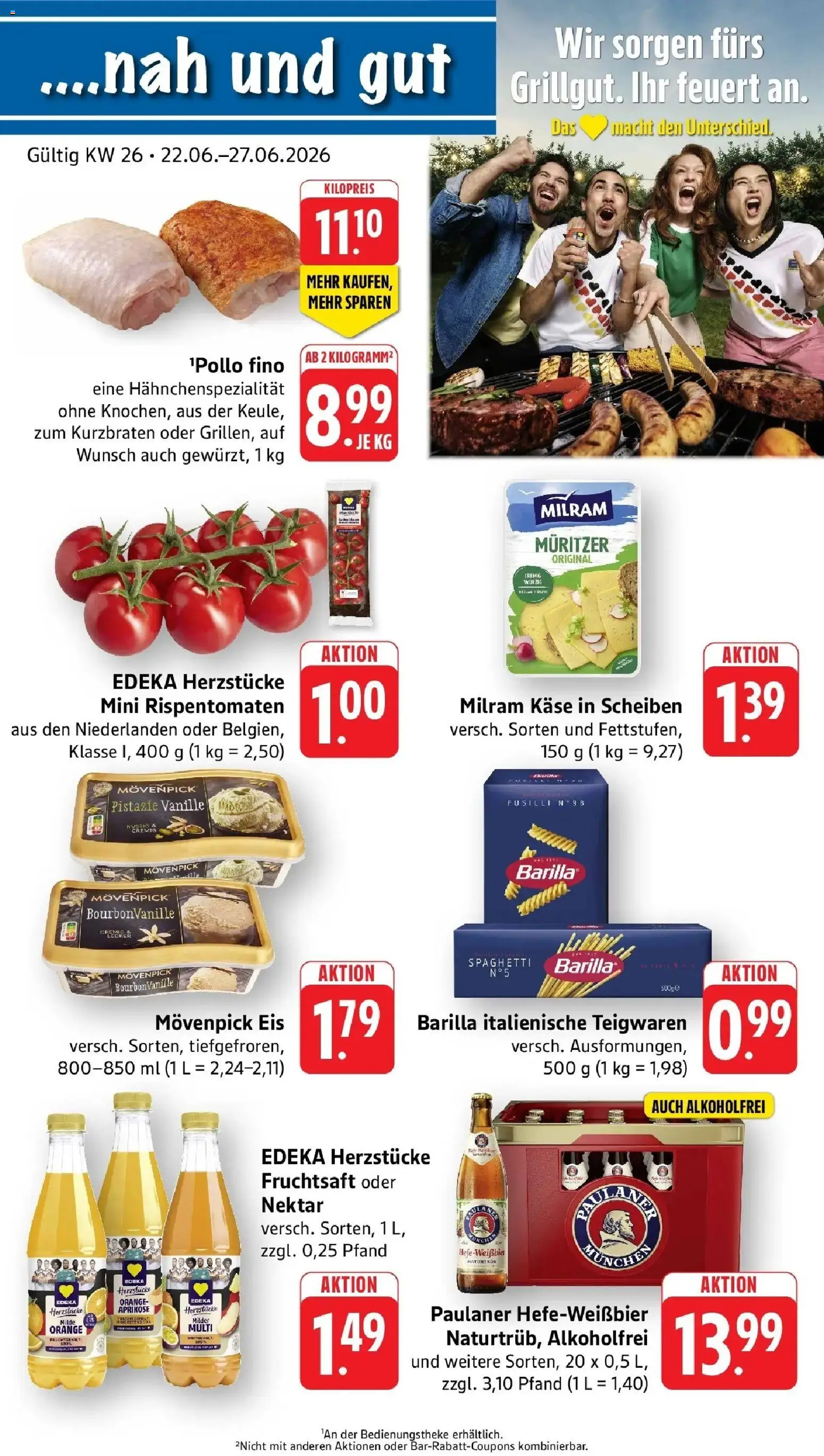 Vorschau von dem Prospekt des Geschäftes nah & gut, gültig ab dem 21.06.2026