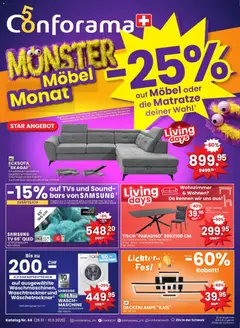 Vorschau des Merkblatts Conforama aktionen vom Shop Conforama gültig von 28.10.2026 bis 10.11.2026