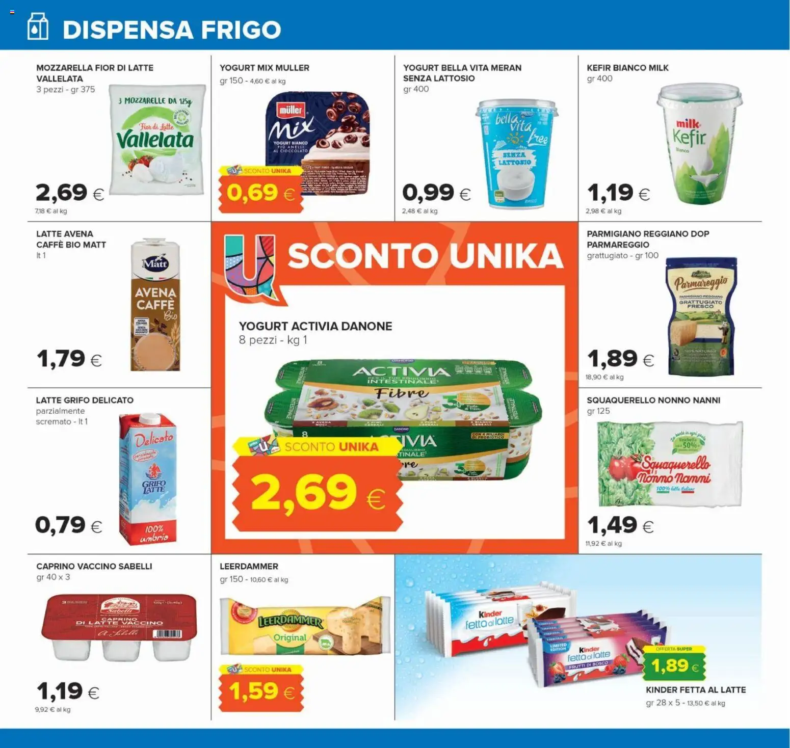 Anteprima dell'opuscolo Oasi volantino dal negozio Oasi valido da 22/10/2026 - Caffè, Latte, Cioccolato, Yogurt, Mozzarella, Frutti di bosco, Parmigiano, Senza lattosio