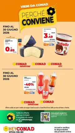 Anteprima dell'opuscolo Conad volantino Perché Conviene dal negozio Conad valido da 17/06/2026