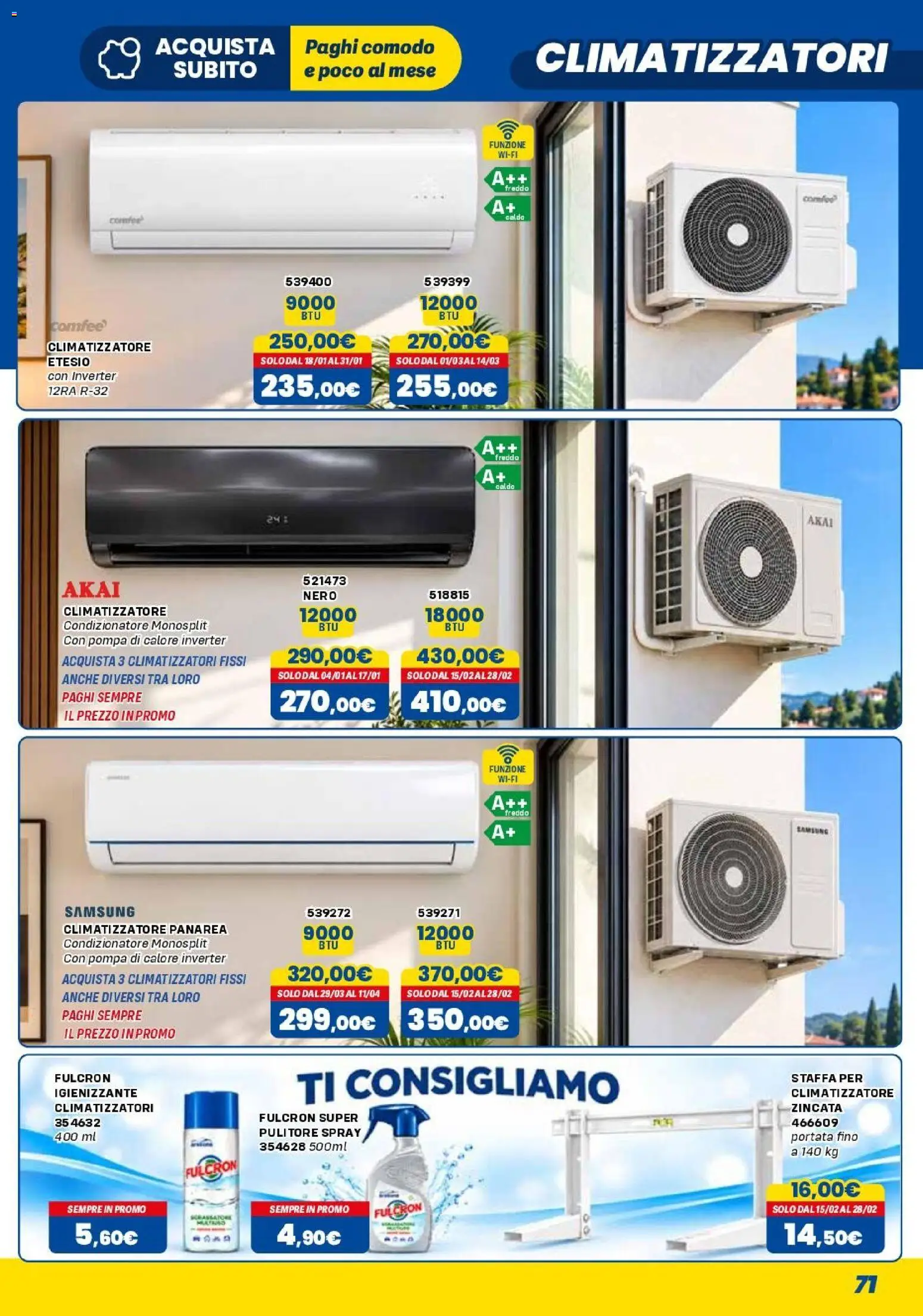 Anteprima dell'opuscolo Orizzonte volantino Elettro dal negozio Orizzonte valido da 01/11/2026 - Samsung, Condizionatore, Climatizzatore