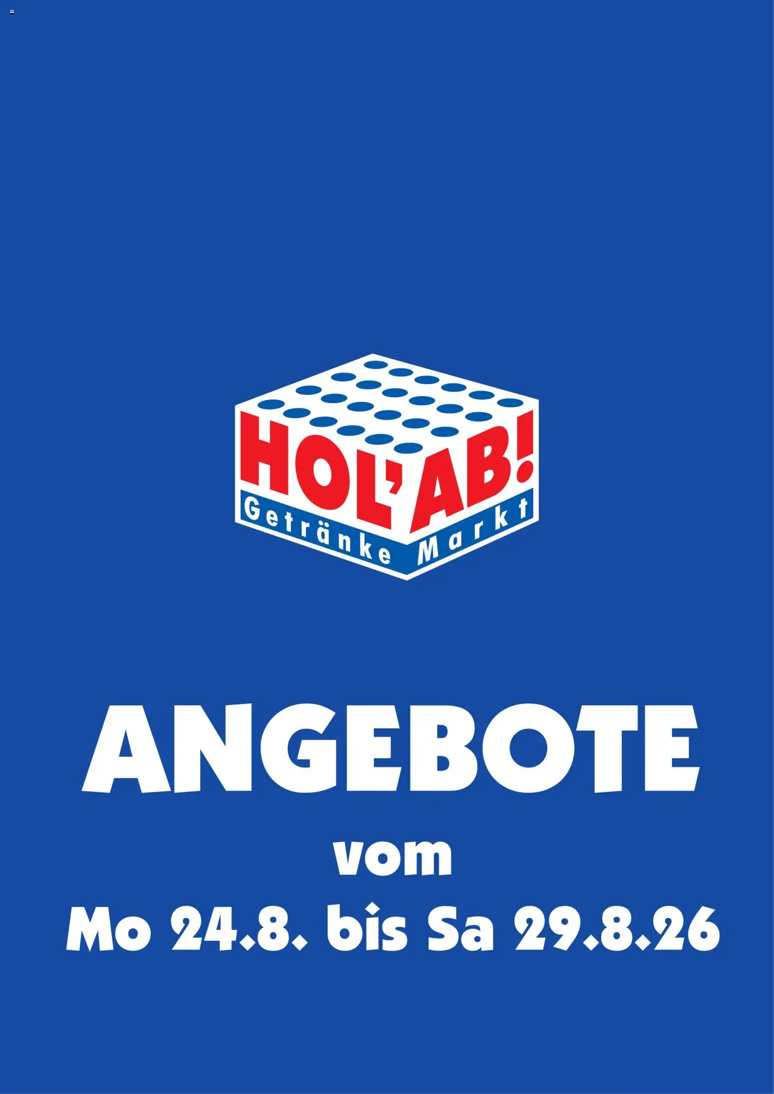 Vorschau von dem Prospekt des Geschäftes HOL’AB!, gültig ab dem 24.08.2026