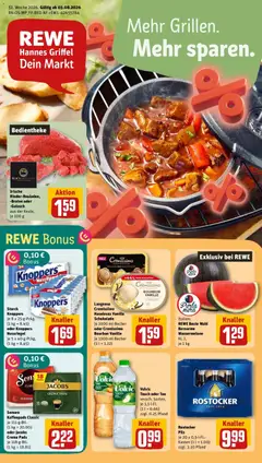 Vorschau von dem Prospekt des Geschäftes Rewe, gültig ab dem 03.08.2026