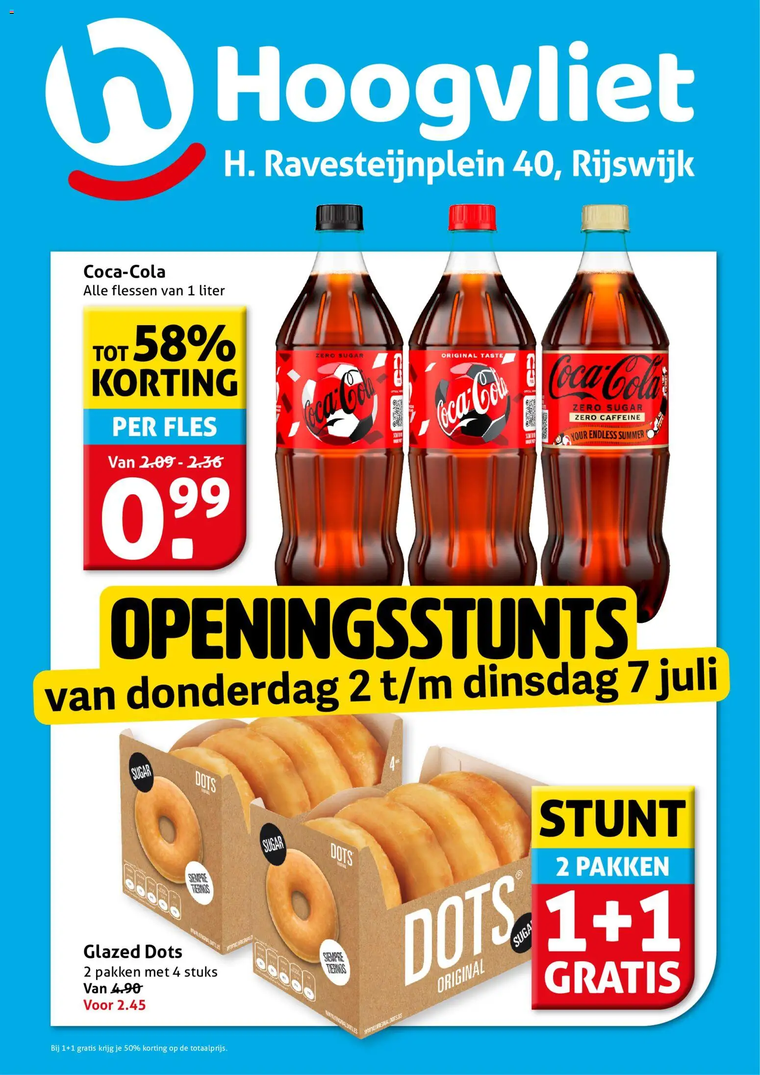 Voorbeeld van Hoogvliet folder - Openingsstunts - Rijswijk van winkel Hoogvliet geldig vanaf 02-07-2026 - Fles
