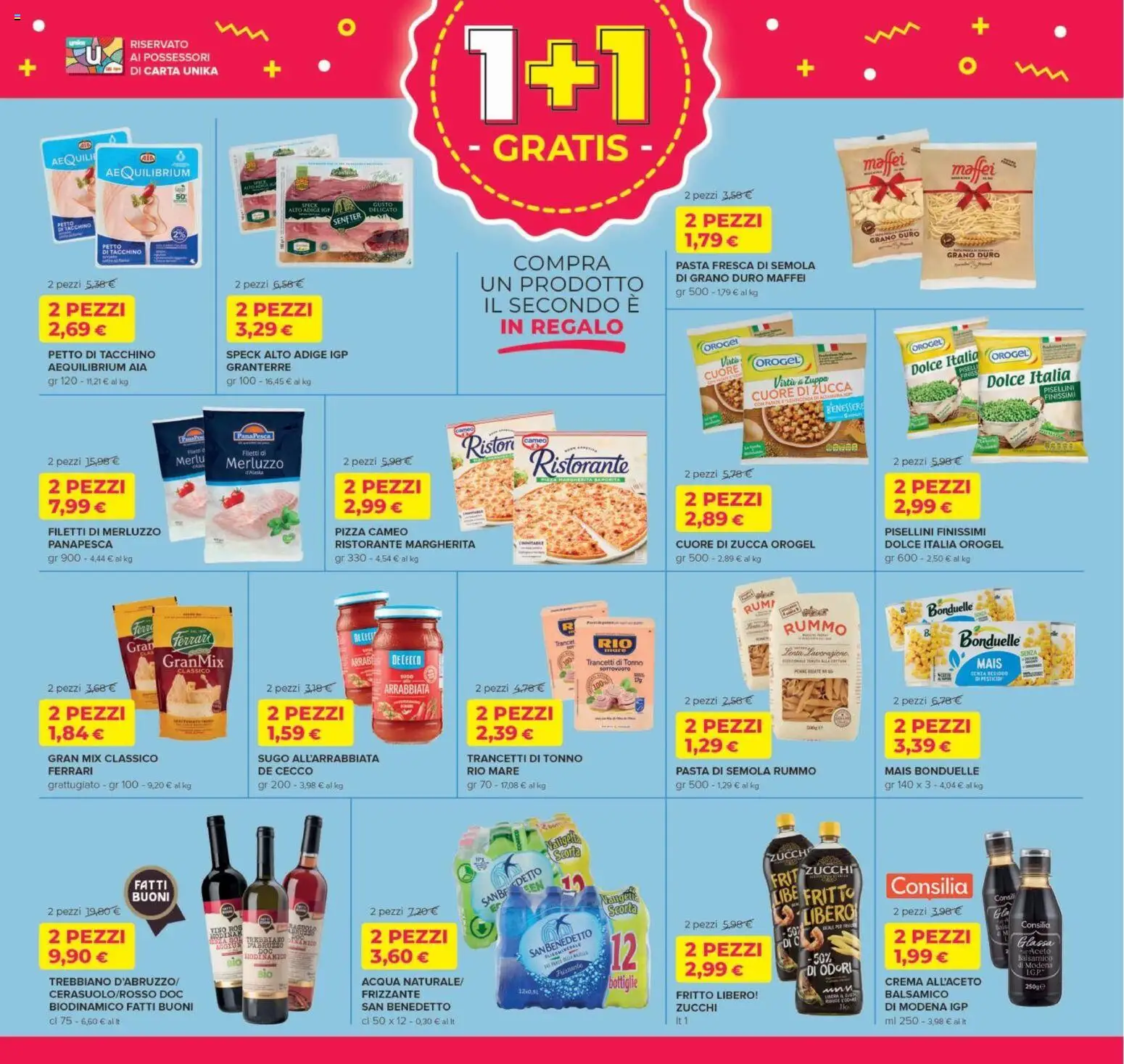Anteprima dell'opuscolo Oasi volantino Roma dal negozio Oasi valido da 22/10/2026 - Pizza, Pasta, Crema, Vino, Tacchino, Speck, Pasta di semola, Petto di tacchino