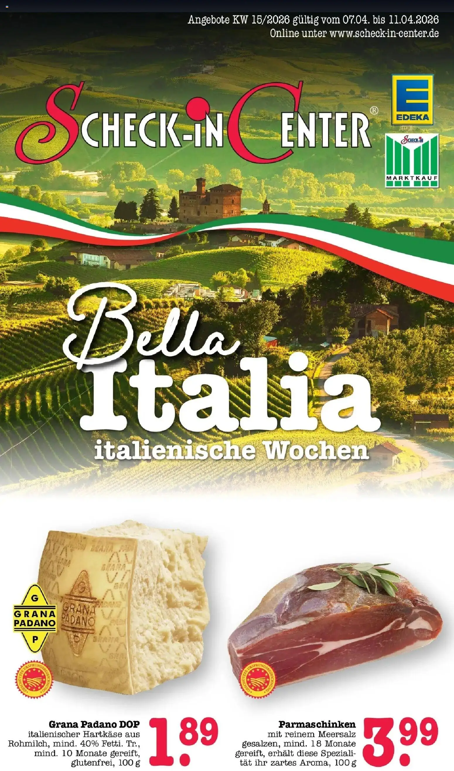 Vorschau von dem Prospekt des Geschäftes E center, gültig ab dem 05.04.2026 - Grana Padano
