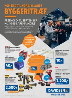 Eksempel på tilbudsavis Davidsen - Byggeritræf fra butik Davidsen gyldig fra 11/09/2026