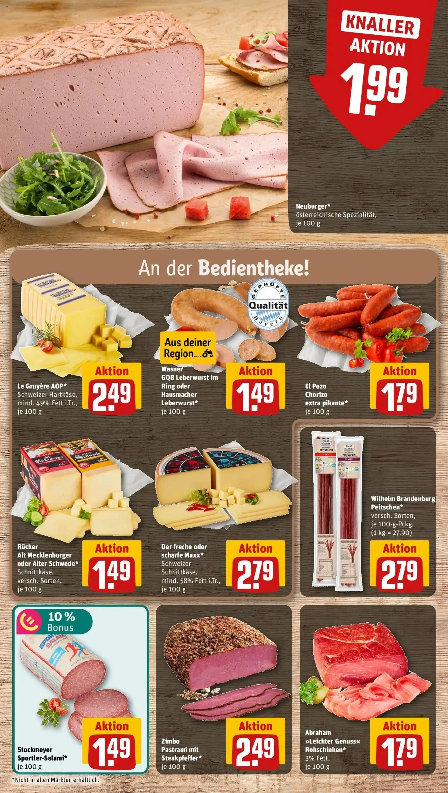 Vorschau von dem Prospekt des Geschäftes Rewe, gültig ab dem 26.10.2026