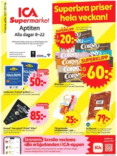 Förhandsgranska reklamblad ICA Supermarket erbjudanden från butik ICA Supermarket gäller från 13/07/2026