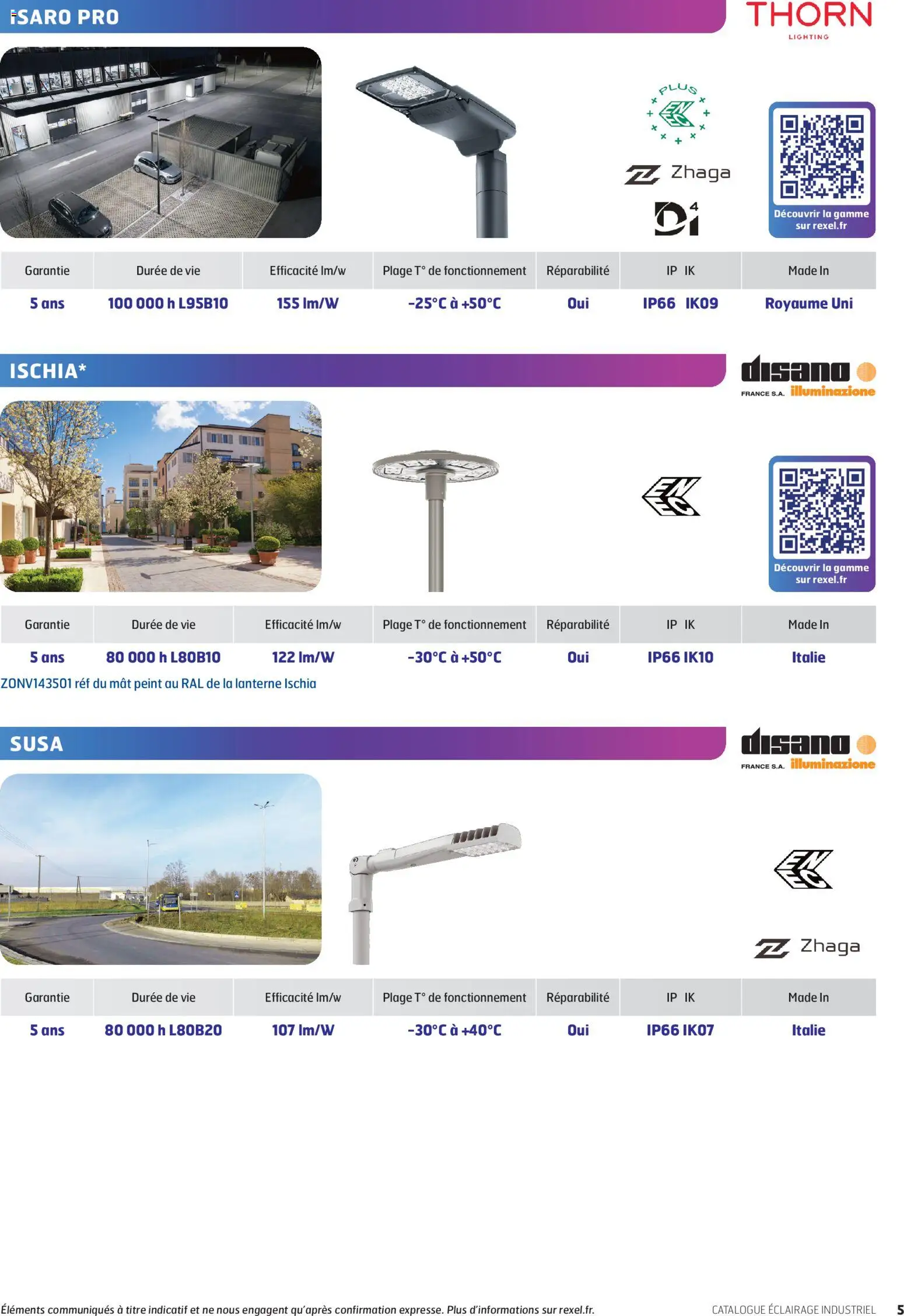 Prévisualisation de Rexel - éclairage industrie du magasin Rexel formulaire valide 16/04/2026 - Éclairage