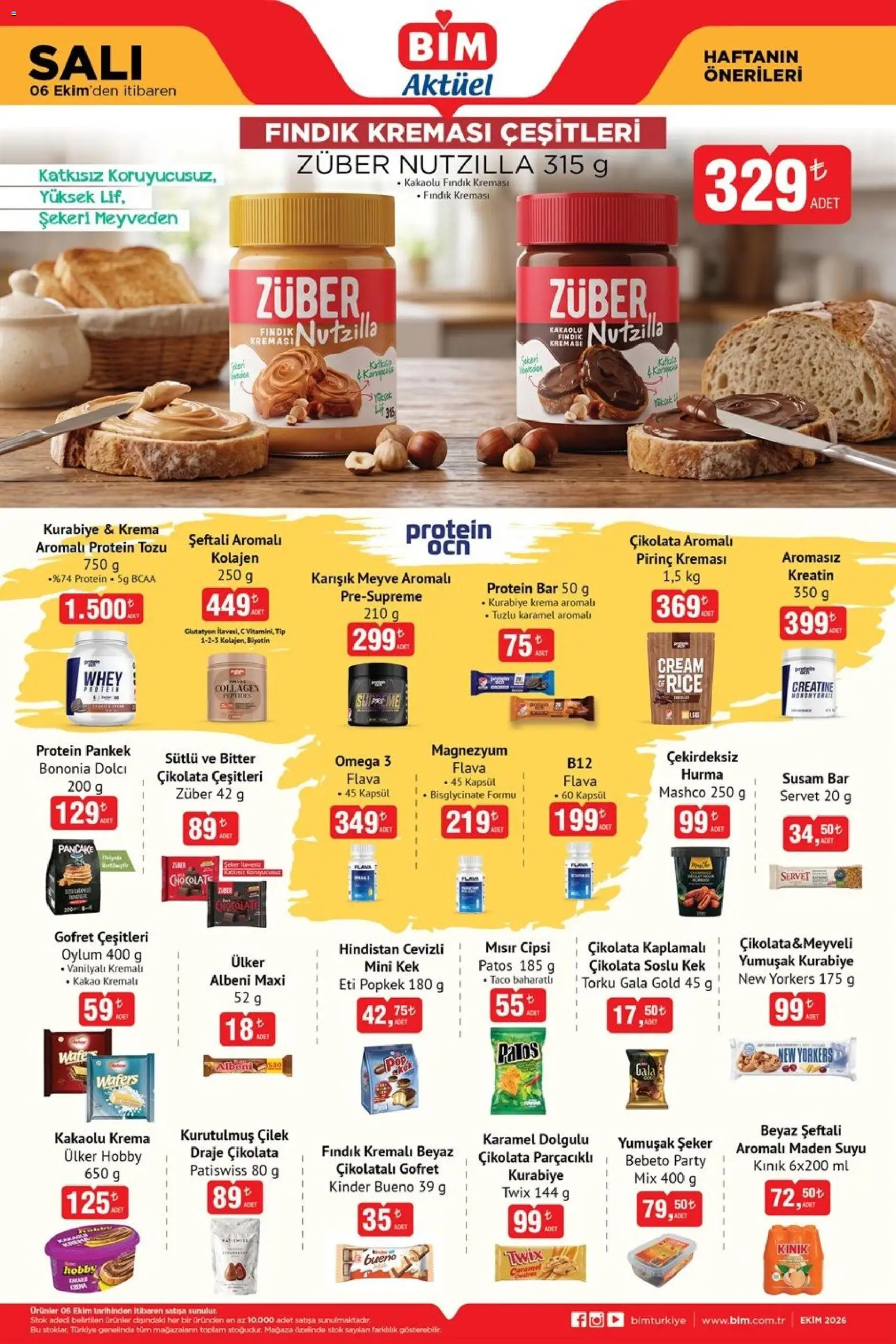BİM BİM - Katalog Salı 06.10.2026 - Broşürünün önizlemesi