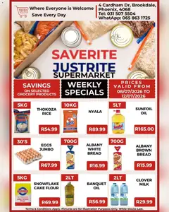 Preview of Saverite flyer valid from 08/07/2026