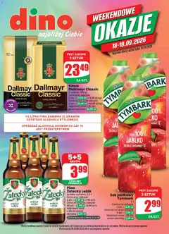 Pogląd gazetki "Dino gazetka - Weekendowe Okazje" ze sklepu Dino ważnej od 18.09.2026