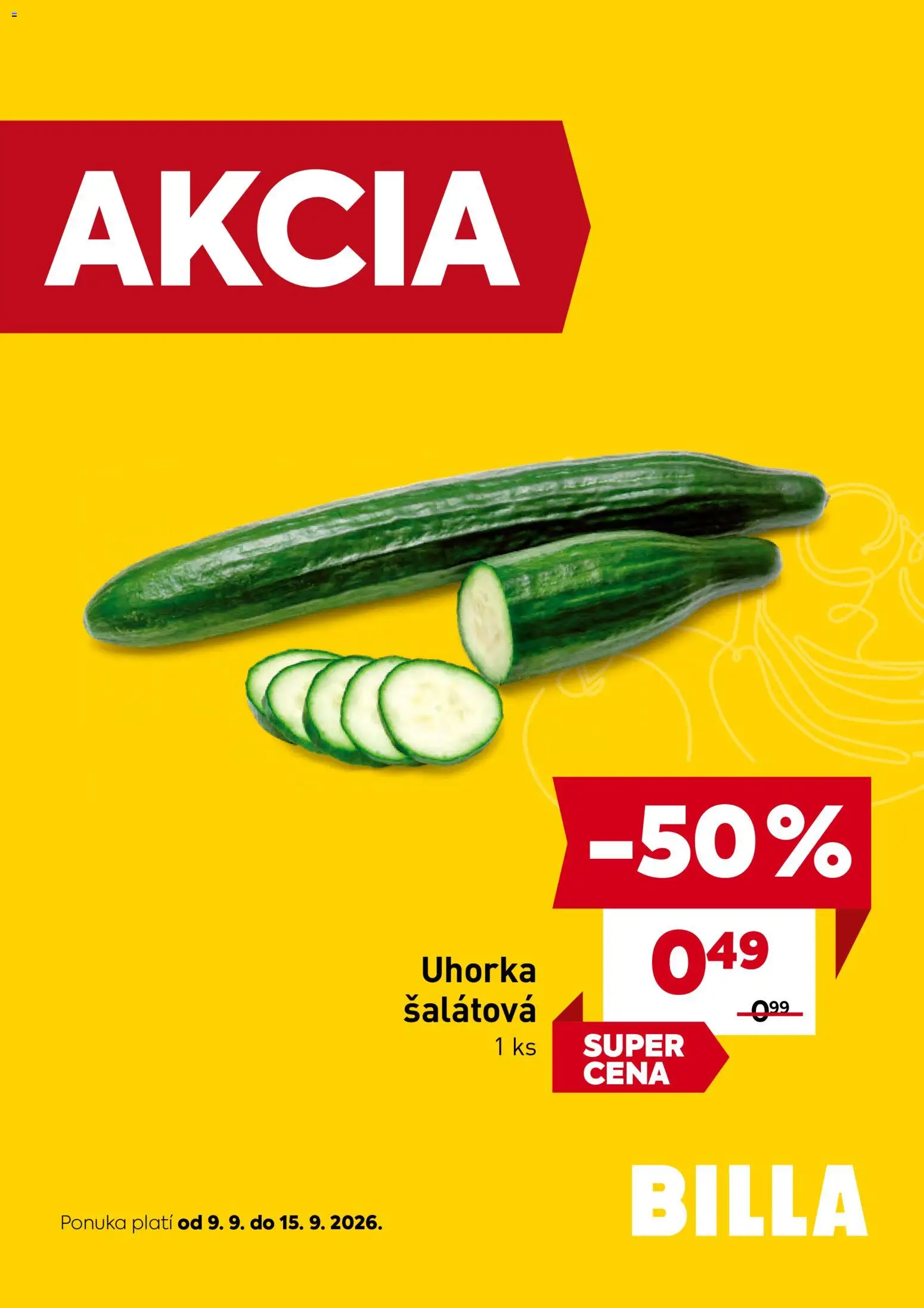 Náhľad Billa letáku platného od 09.09.2026