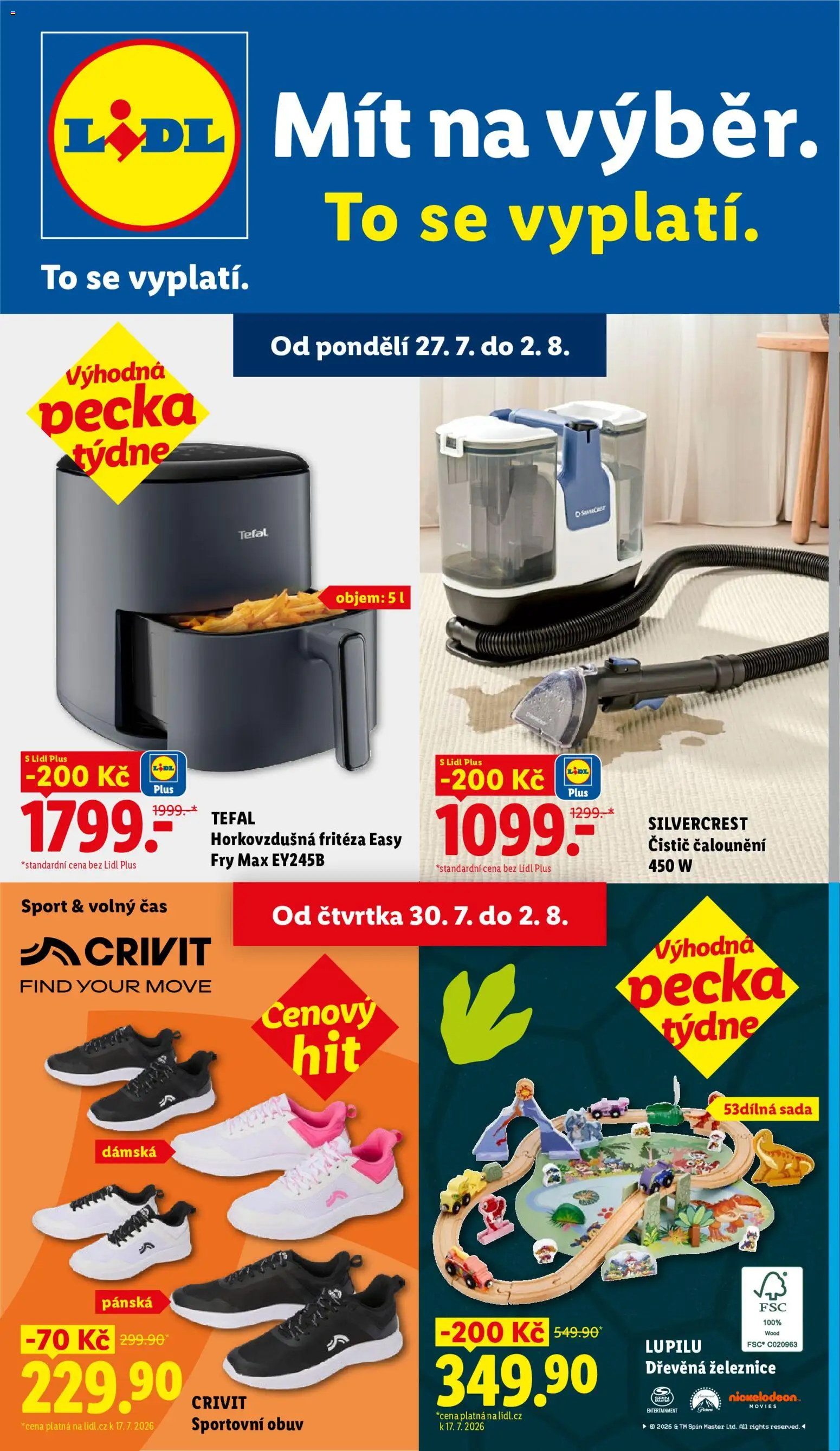 Náhled nabídky: Lidl Lidl leták - Spotřební zboží platný od 27.07.2026