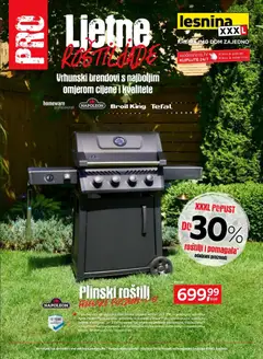 Pregled letka Ljetne roštiljade trgovine Lesnina vrijedi od 02.07.2026