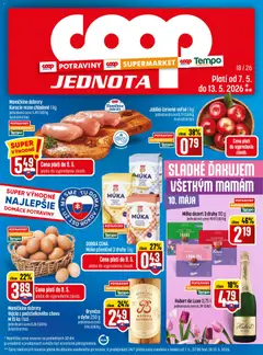 Náhľad COOP Jednota letáku platného od 07.05.2026