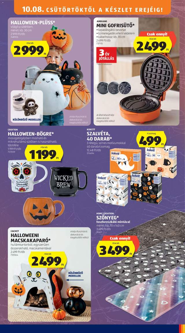 Új Aldi akciós újság 10.08.