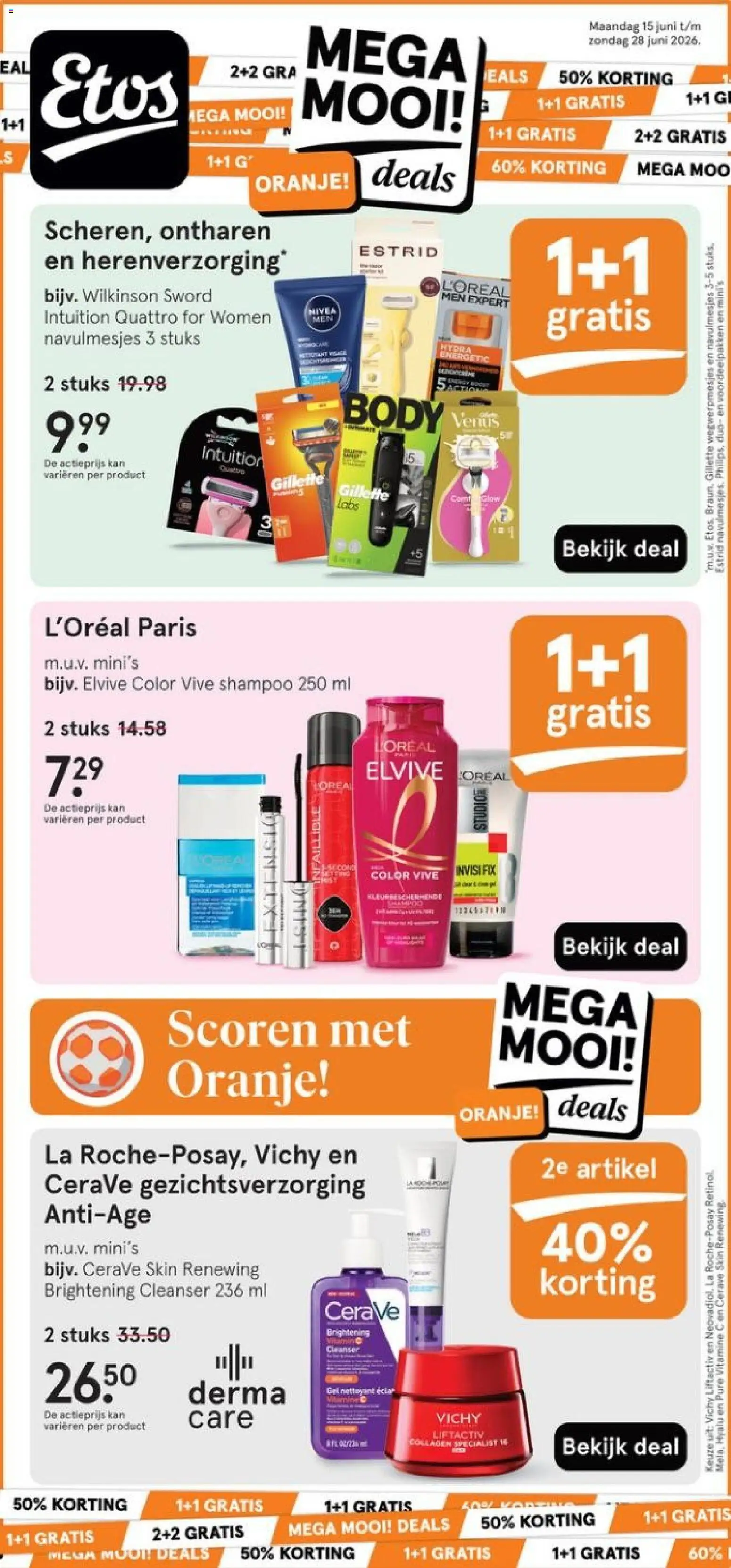 Voorbeeld van Etos folder van winkel Etos geldig vanaf 15-06-2026