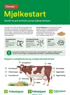 Forhåndsvis Felleskjøpet Mjølkestart fra butikk Felleskjøpet gyldig fra 03/06/2026