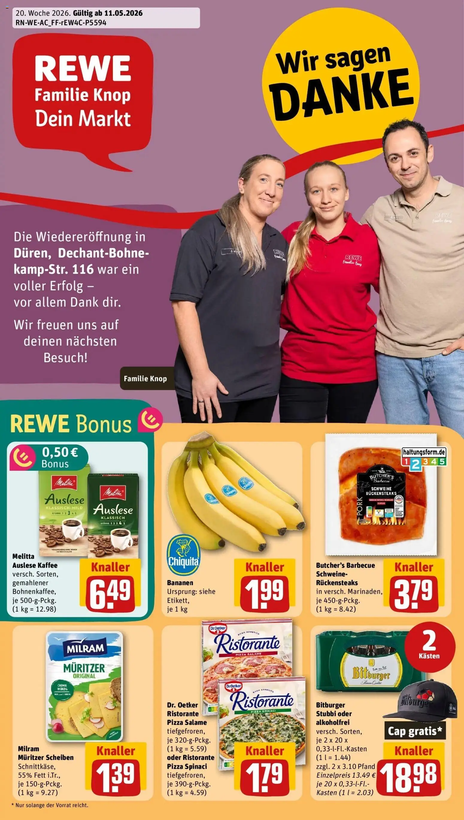 Vorschau von dem Prospekt des Geschäftes Rewe, gültig ab dem 10.05.2026