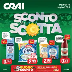 Anteprima dell'opuscolo CRAI volantino dal negozio CRAI valido da 09/07/2026